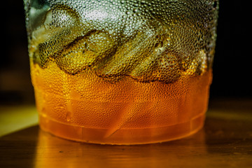 Condensation on a tea glass