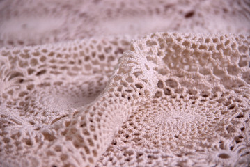 Retro vintage decor lace tablecloth