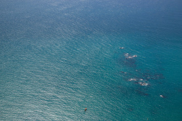 aerial view of Kaikoura bay, New Zealand