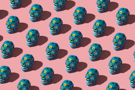 santa muerte skulls