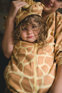 Two headed giraffe