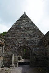 Fototapeta na wymiar Church ruins, Kilmalkedar, Ireland