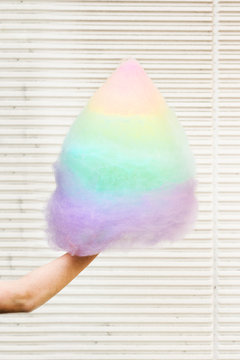 rainbow cotton candy