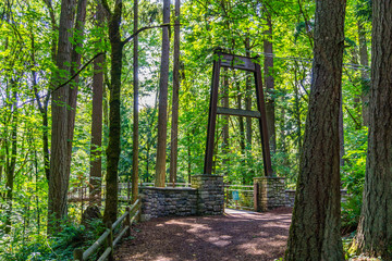 Suspension Bridge Entrance
