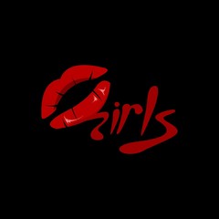 girls letter lips concept