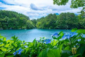 福島県の毘沙門沼（五色沼）