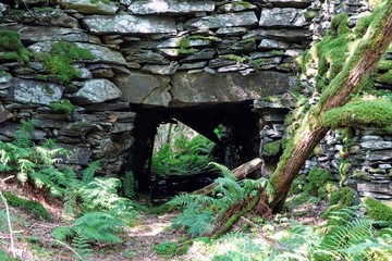 Abandoned Coal Slate Quarry in Wales