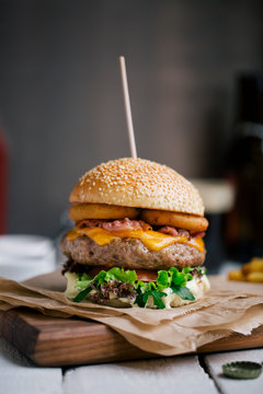 Mouth-watering burger