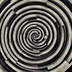 circle swirl vintage background, abstract background, paper style background, retro texture, old texture.   Background circle swirl confused confused illusion. 