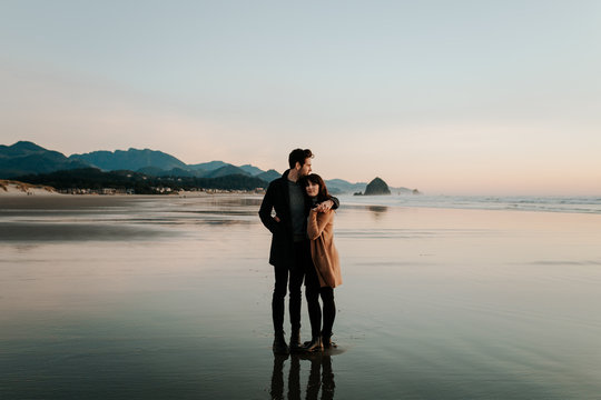 Couple on beach