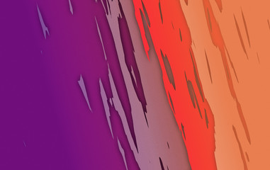 colored paper cut outs