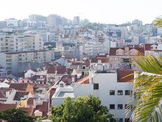 Skyline of Lisbon, Portugal