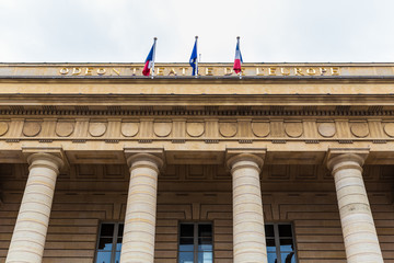 Odéon-Théâtre de l'Europe (built between 1779 and 1782) in Paris, France