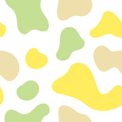 Minimal yellow and green backgrounds. Abstract forms.