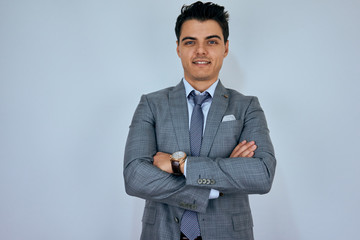 Young and  handsome businessman