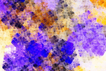 Abstract fractal art background in illustration space geometry.