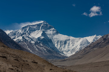 Mount Everest in Tibet