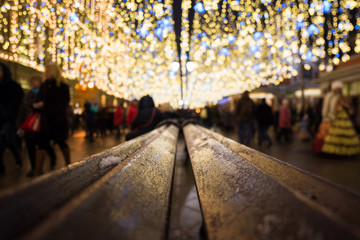Nikolskaya street in winter