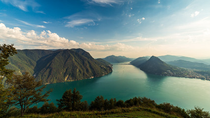 Vista sul lago di Lugano