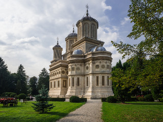 Das Kloster Curtea de Arges in Rumänien (Arges)..