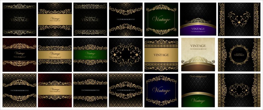 Vintage vector background