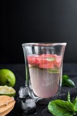 Summer fresh fruit flavored infused water