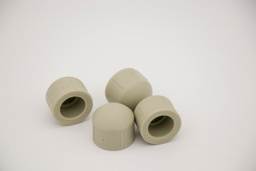 Components for pipes made of polypropylene