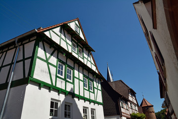 Fototapeta na wymiar fachwerkhäuser in dörrenbach