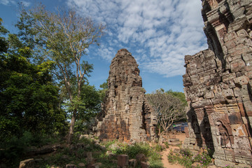 Obraz premium CAMBODIA BATTAMBANG WAT BANAN TEMPLE