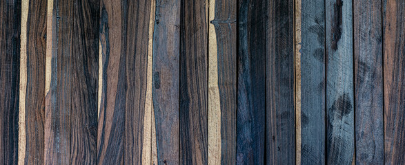 Nauture Burma Black Wood striped top view background 