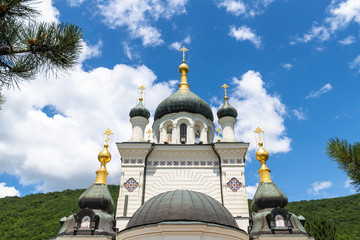 Fototapeta na wymiar Church of the Resurrection in Foros. Crimea