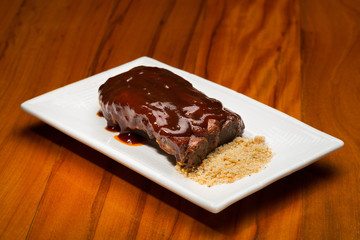 Costelinha barbecue 