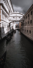 Naklejka premium The famous Bridge of Sighs in Venice, Italy