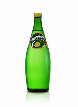 Bottle of Perrier Lemon - Sparkling Natural Mineral Water