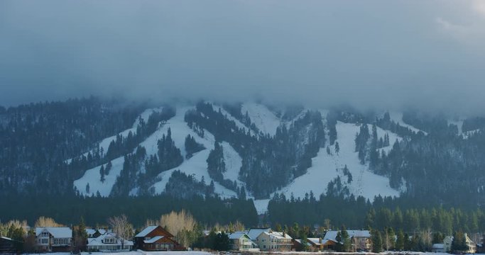 Timelapse of Water front properties at Big Bear Lake, California