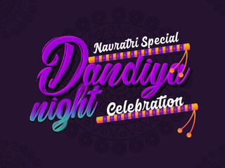Garba Navratri Mahotsav, Garba Night, Dandiya Nights, Dandiya Night Celebration,Dandiya Dance in Navratri. Navratri Big Sale, Navratri Biggest Sale Template_Vector,Illustration.
