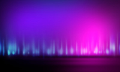  Ultraviolet abstract light. Diode tape, light line. Violet and pink gradient. Modern background, neon light. Empty stage, spotlights, neon. Abstract light.