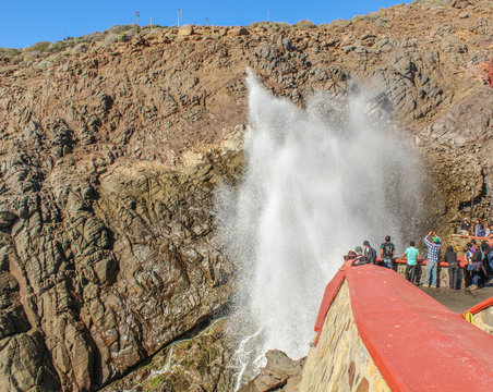 bufadora in ensenada is the largest marine geyser in latin america