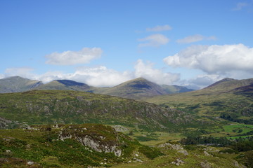 Fototapeta premium Wspaniały krajobraz górski w Walii w Wielkiej Brytanii