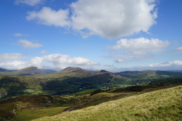 Fototapeta na wymiar Brilliant Mountain Landscape in Wales UK