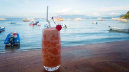 Phillipines. Mindoro. Sabang beach. Cocktail. January 2018