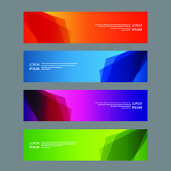 Vector Abstract design banner web template