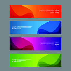 Vector Abstract design banner web template