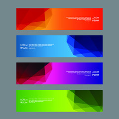 Vector Abstract design banner web template