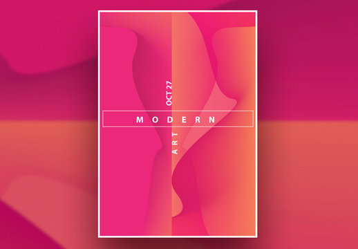 Abstract Minimal Poster Layout