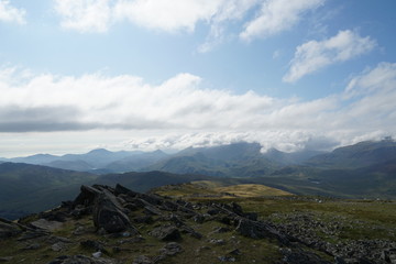 Snowdonia National Park Landscape - Wales UK