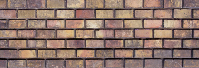 Vintage wall old brickwork, Old authentic city wall brickwork