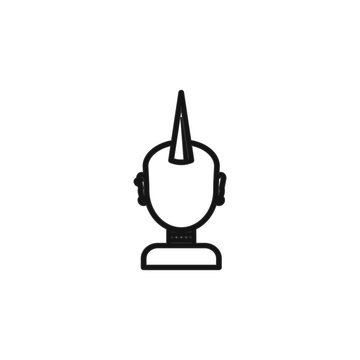 recommend clip art: punk rock iroquoisline icon. Elements of life style illustration icons. Signs, symbols can be used for web, logo, mobile app, UI, UX