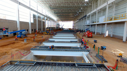 Construcción de nave industrial