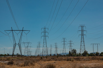 Desert Power Line Stanchions 3